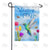 Spring Hummingbird and Tulips Double Sided Garden Flag