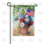 Red White And Blue Blooms Double Sided Garden Flag