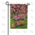 Love Grows Here Flowers Double Sided Garden Flag