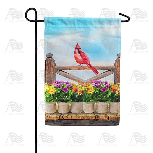 Mini Potted Plants Double Sided Garden Flag