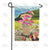 Mountain Zinnias Double Sided Garden Flag