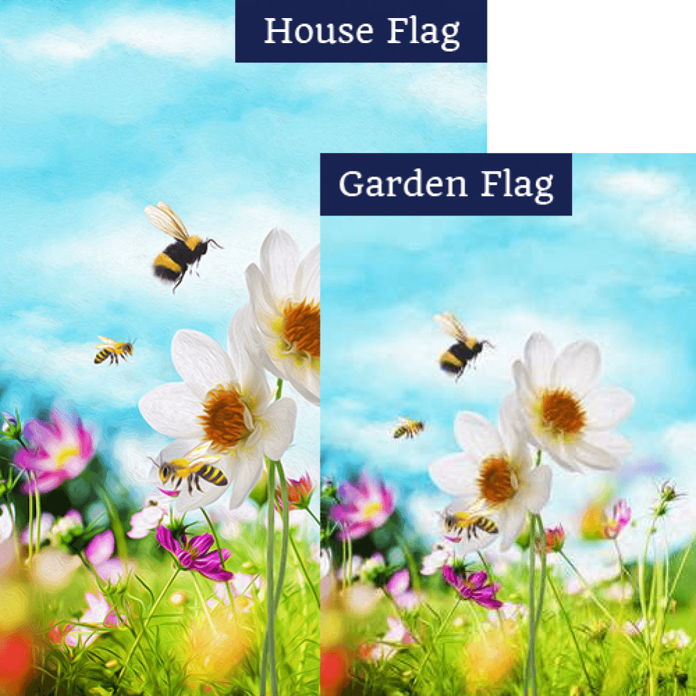 "Bee"utiful Day Flags Set (2 Pieces)