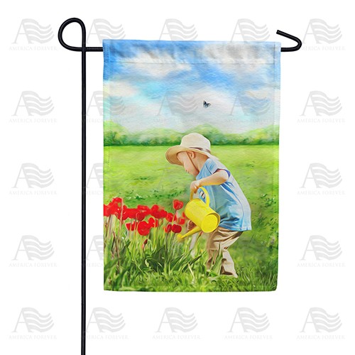 Granny's Little Helper Double Sided Garden Flag