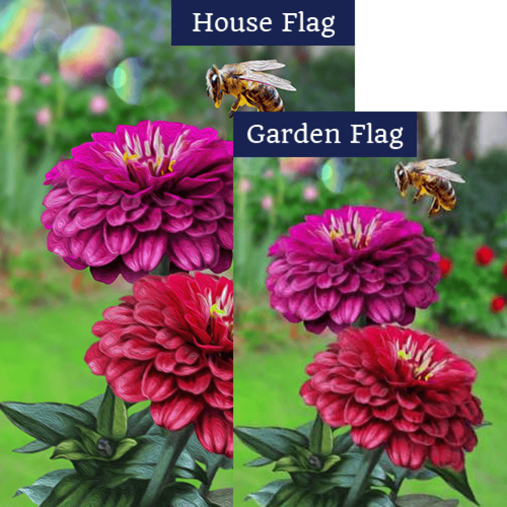 Hovering Bee Flags Set (2 Pieces)