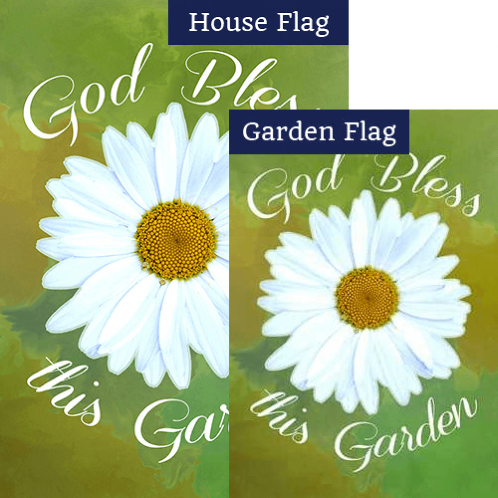 God Bless This Garden Flags Set (2 Pieces)