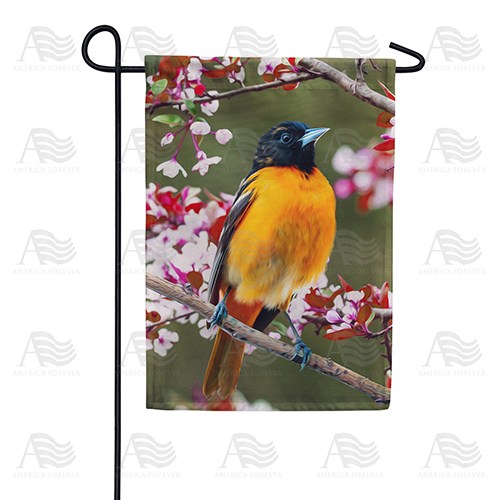 Baltimore Oriole Double Sided Garden Flag