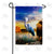 Vibrant Blue Heron Double Sided Garden Flag