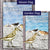 Sandpipers At Sea Shore Double Sided Flags Set (2 Pieces)