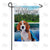 Kayaking Beagle Double Sided Garden Flag