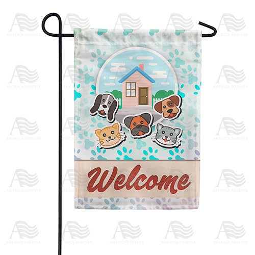 Pet Loving Home Double Sided Garden Flag