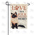 Love Is A Four Legged Word Double Sided Garden Flag