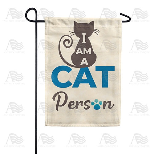I Am A Cat Person Double Sided Garden Flag