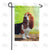 All Ears Basset Hound Double Sided Garden Flag