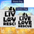 Live Love Rescue Double Sided Flags Set (2 Pieces)