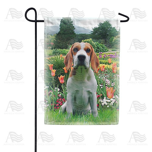 "I Promise Not To Dig." Double Sided Garden Flag