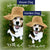 Life Is Better With A Dog Double Sided Flags Set (2 Pieces)