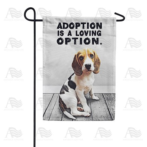 Adopt A Furry Friend Double Sided Garden Flag