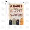 Paw Prints Prevail! Double Sided Garden Flag