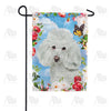 Pretty Poodle Closeup Double Sided Garden Flag