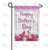 Watercolor Tulips For Mother Double Sided Garden Flag