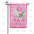 Victorian Pink Rose For Mother Double Sided Garden Flag