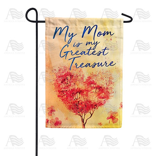 Treasure Your Mom Double Sided Garden Flag