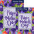 Happy Mother's Day - Purple Tulips Border Flags Set (2 Pieces)