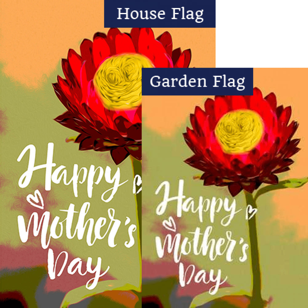 Celebrating Mom Double Sided Flags Set (2 Pieces)