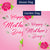Pink Mother's Day Greeting Double Sided Flags Set (2 Pieces)