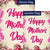 Rosy Mother's Day Double Sided Flags Set (2 Pieces)