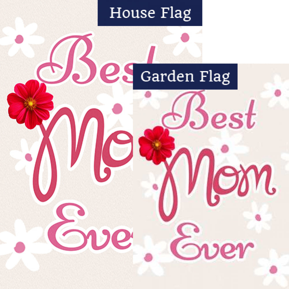 Simple And True, Best Mom Is You Double Sided Flags Set (2 Pieces)