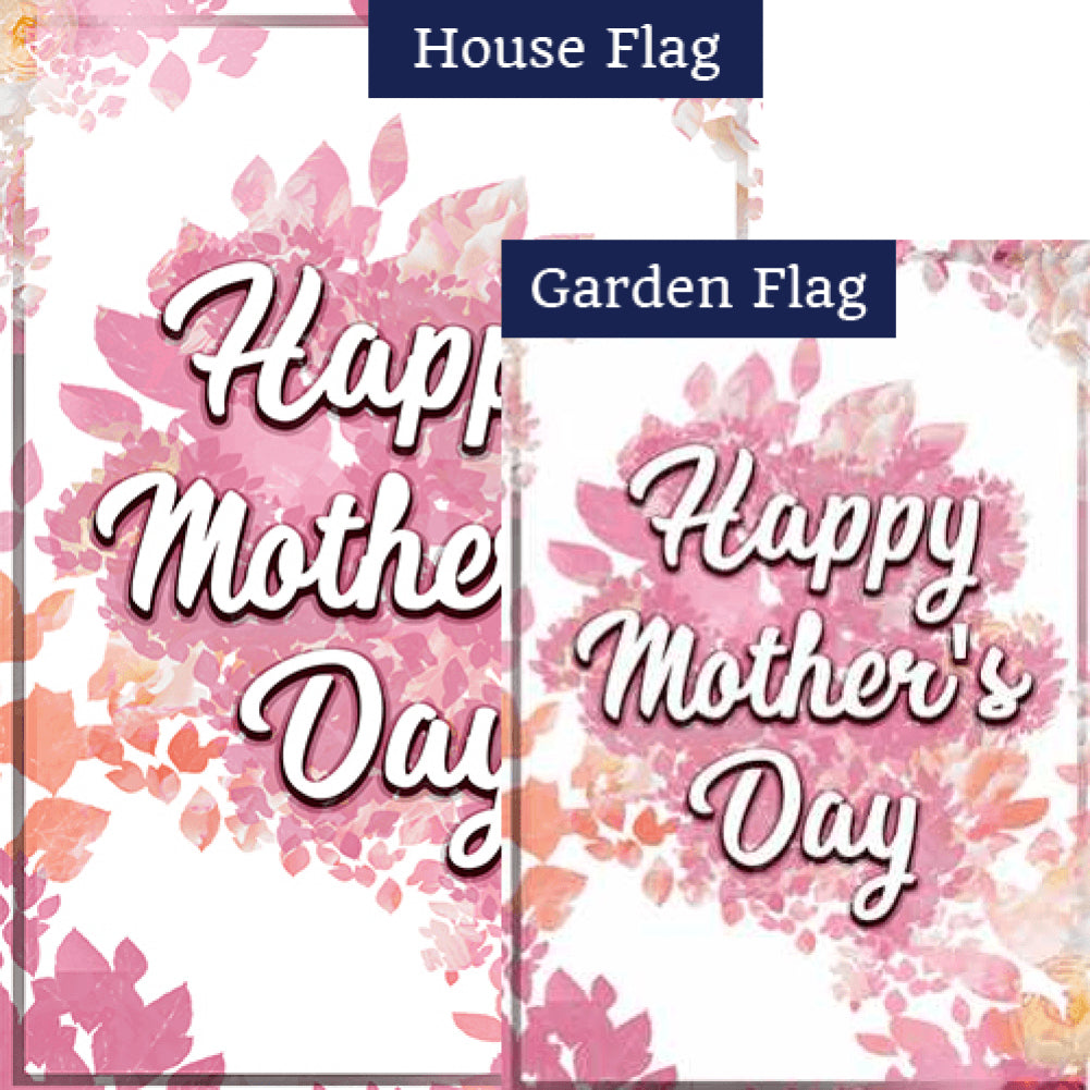 Love You Always Mom Double Sided Flags Set (2 Pieces)