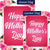 Mother's Day Pink Blossoms Double Sided Flags Set (2 Pieces)