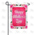 Mother's Day Pink Blossoms Double Sided Garden Flag