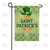 Happy Saint Patrick's Day Double Sided Garden Flag