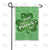 Happy St. Patrick's Day Clover Double Sided Garden Flag
