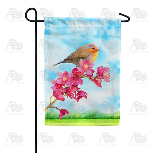 Spring Warbler Double Sided Garden Flag