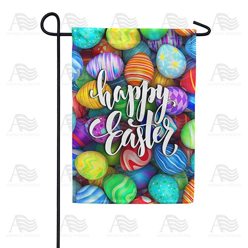 Colorful Easter Double Sided Garden Flag