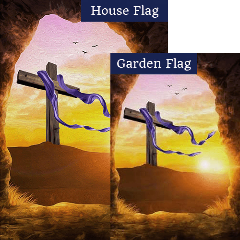 The Empty Tomb Double Sided Flags Set (2 Pieces)