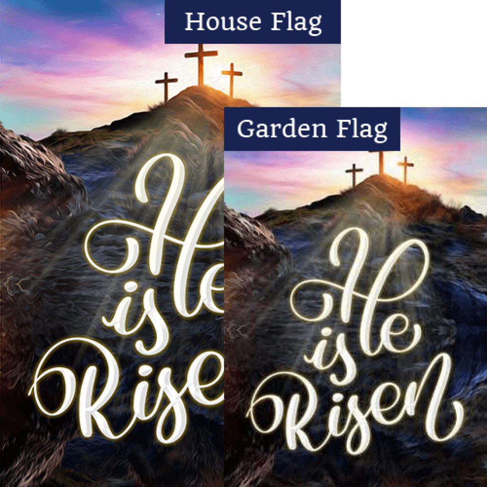 Place Where He Lay Double Sided Flags Set (2 Pieces)