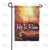 He is Risen Crosses Double Sided Garden Flag