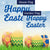 America Forever Happy Easter Eggs Double Sided Flags Set (2 Pieces)