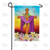 The Cross Oil Painting Double Sided Garden Flag