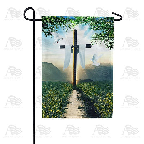 The Road To Galilee Double Sided Garden Flag