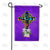 Stained Glass Easter Cross Double Sided Garden Flag
