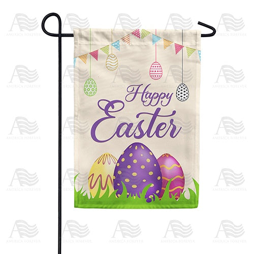 Easter Party Double Sided Garden Flag
