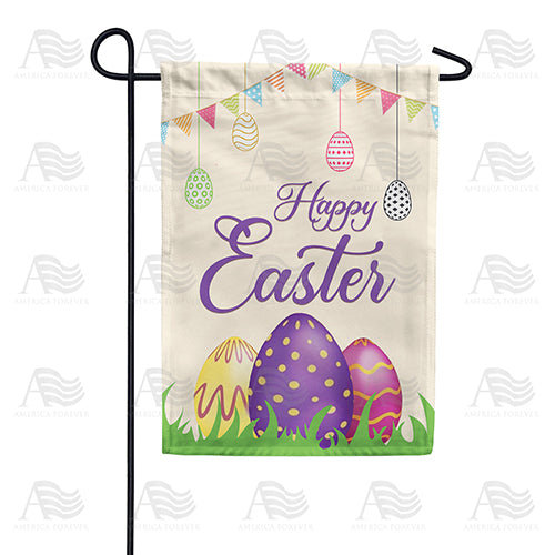 Easter Party Double Sided Garden Flag