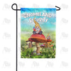 Gnomeland Security Double Sided Garden Flag