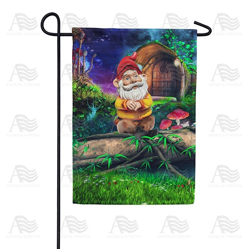 Wise Old Gnome Double Sided Garden Flag