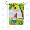 Bee Keeper Gnome Double Sided Garden Flag